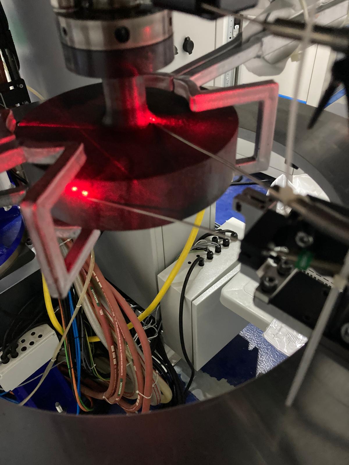 Rotor testinde optik ölçüm ve sensör uygulaması