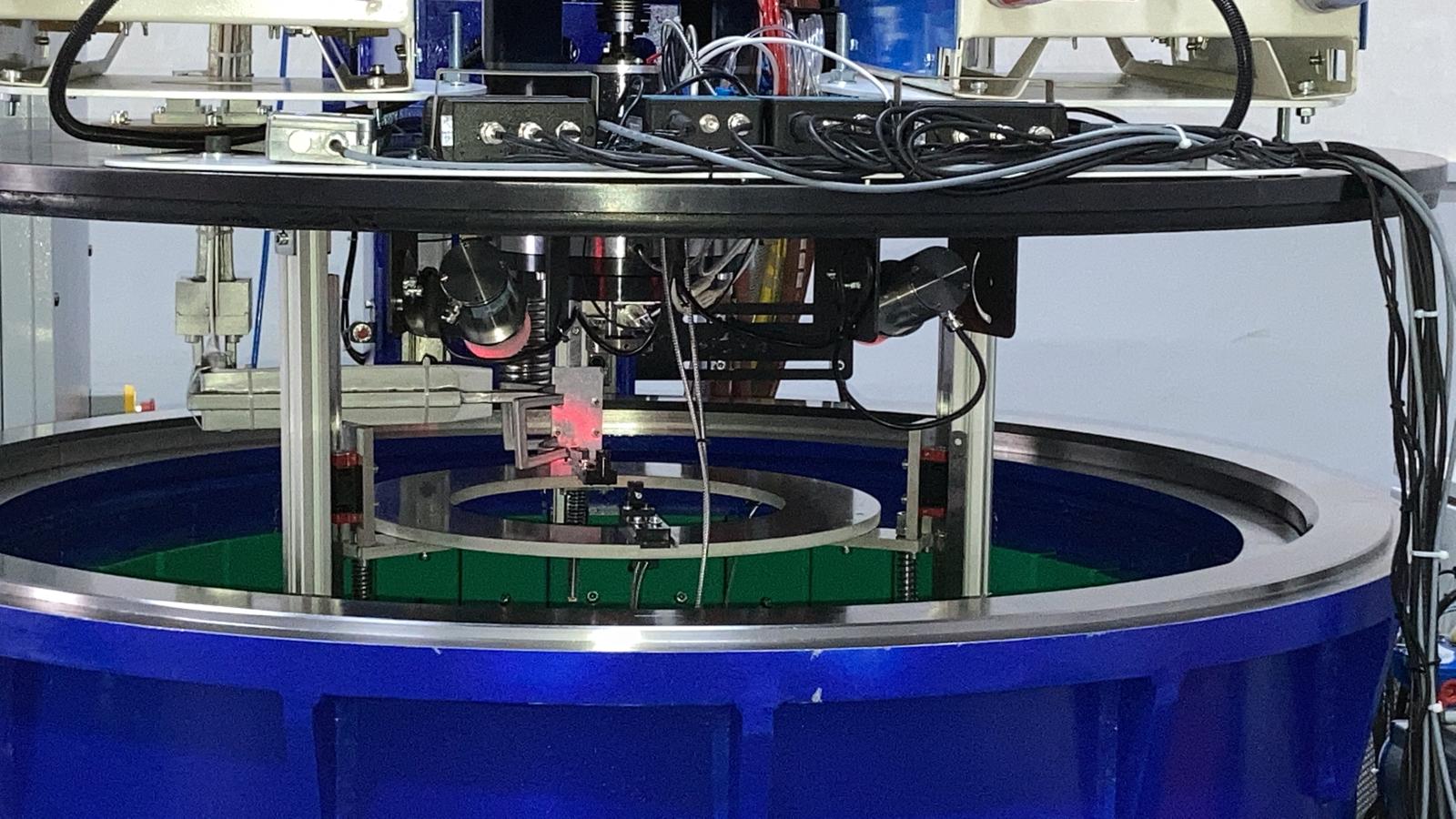 Keşif Ar-Ge Rotor Spin Test Sistemi mekanik test düzeneği